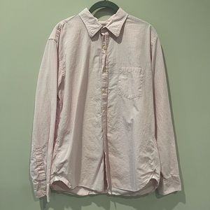 J.Crew Button Down in Pink Gingham - Large